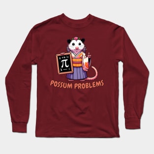 Pi day possum Long Sleeve T-Shirt